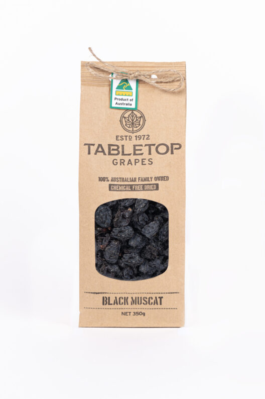 Table Top Grapes Black Muscat Grapes- naturally dried (350g)