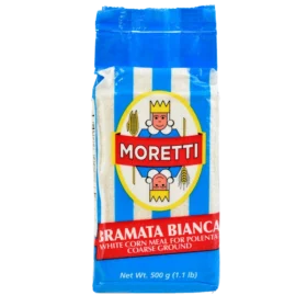 Moretti Polenta Bianca (white corn polenta) 500g