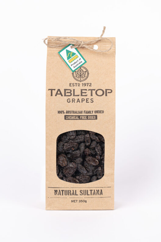 Table Top Grapes Sultana Grapes- naturally dried (350g)