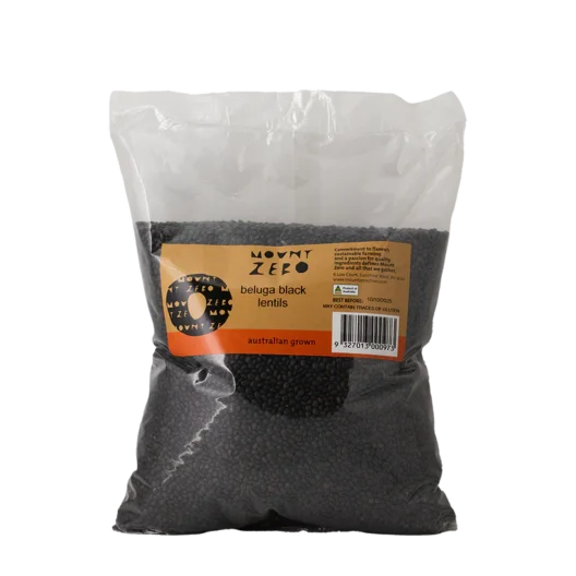 Mt Zero Beluga Black Lentils (1.5kg)