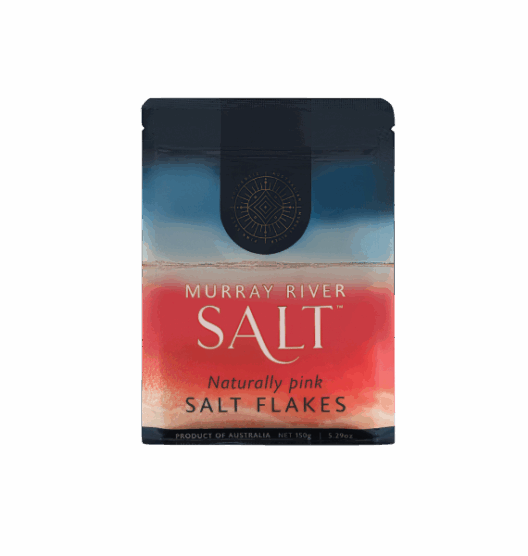 Murray River Gourmet Pink Salt Flakes Pouch (150g)