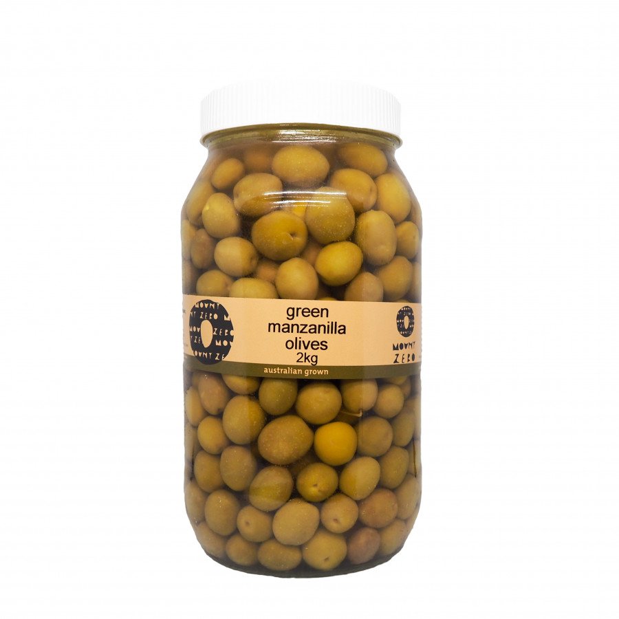 Mount Zero Green Manzanilla Olives (7kg) The Grocer