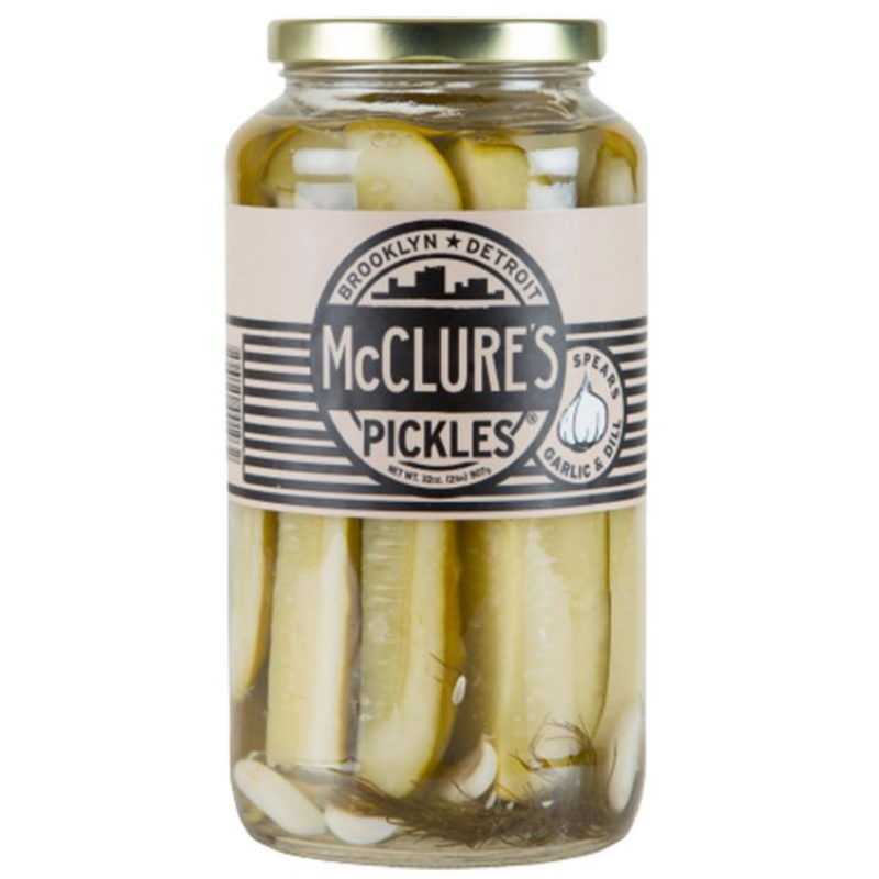 McClure's Garlic & Dill Pickle Spears (907g) The Grocer