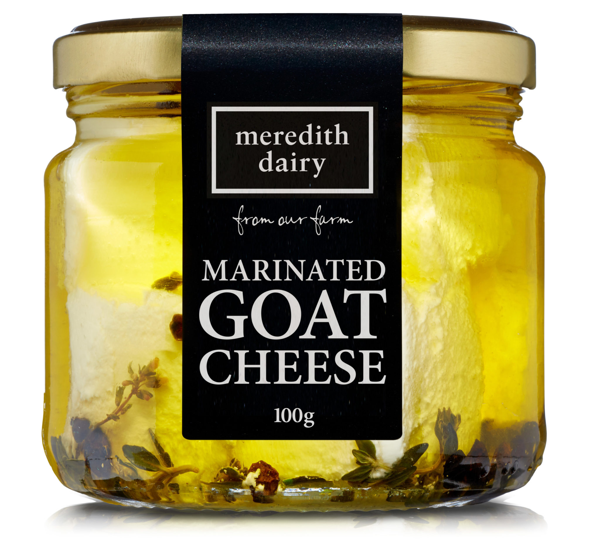 Meredith Dairy Marinated Goat Cheese (100g) The Grocer