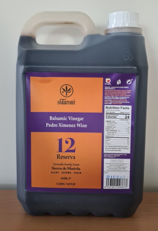 Sotaroni Pedro Ximenez 12YO Sherry Vinegar (Spain) (5L)