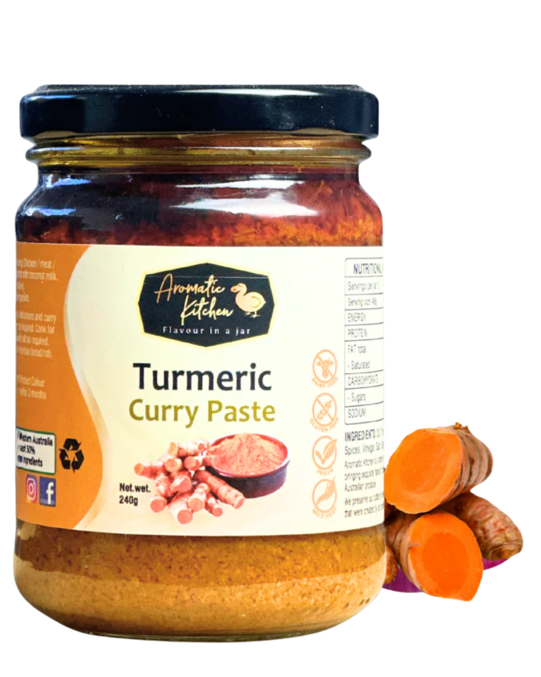 Aromatic Kitchen Turmeric Curry Paste (240g)