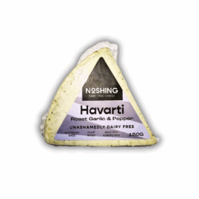 Noshing Vegan Havarti Garlic Pepper PRE ORDER ONLY (150g)