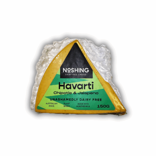 Noshing Vegan Havarti Jalapeno Chipotle PRE ORDER ONLY (150g)