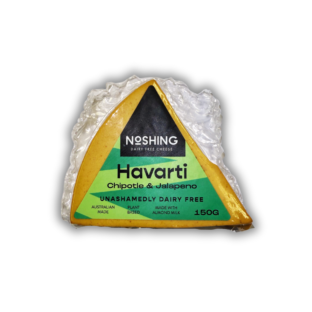 Noshing Vegan Havarti Jalapeno Chipotle PRE ORDER ONLY (150g)