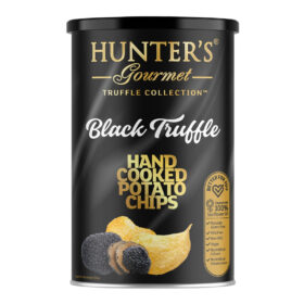 Hunter's Black Truffle Chips Canister CTN (12x 150g)