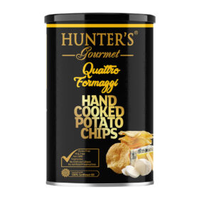Hunter's Quattro Formaggi  Chips Canister CTN (12x 150g)