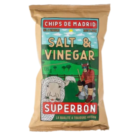 SuperBon Salt And Vinegar Chips CTN (14x135g)