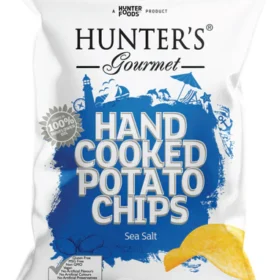 Hunter's Sea Salt Chips CTN (12x 125g)