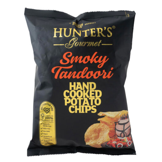Hunter's Smoky Tandoori Chips CTN (12x 125g)