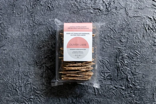 Oliver Lane Crispbread Rosemary & Pink Peppercorn (125g)