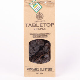 Tabletop Grapes Muscatel Clusters- naturally dried (150g)