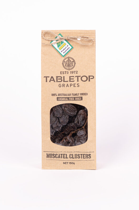 Tabletop Grapes Muscatel Clusters- naturally dried (150g)