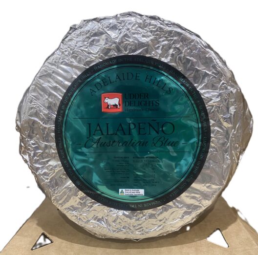 Udder Delights Jalapeno Blue (av. 2kg) - NEW
