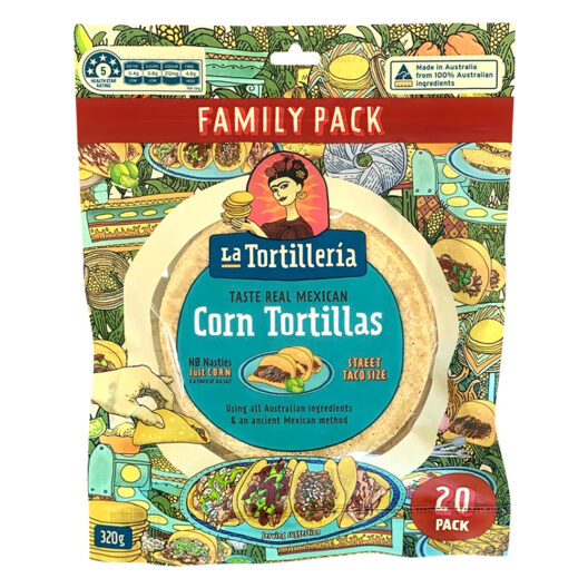 La Tortilleria Fresh Corn Tortillas 20pc - 320g