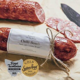 Goose on the Loose Chilli Bomb - Pork & Chilli Salami (250g)