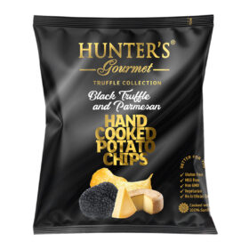 Hunter's Black Truffle and Parmessan Chips CTN (12x 125g)