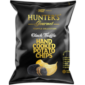 Hunter's Black Truffle Chips CTN (12x 125g) - CURRENTLY UNAVAILABLE