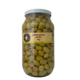 Mount Zero Pitted Green Olives 2kg