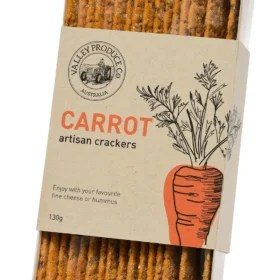 Valley Produce Company Artisan Crackers Carrot 130g